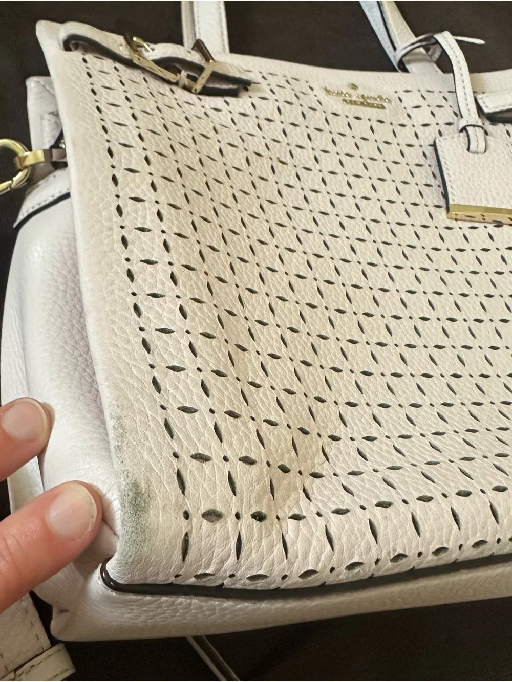 Kate Spade Milton Lane Olivera Blush Pink Leather Tote Bag